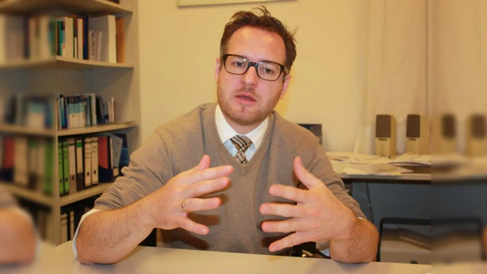 „Wir brauchen vielleicht eine neue Einstellung!” Dr. Richard Musil, Oberarzt in der Klinik für Psychiatrie und Psychotherapie der LMU. (Foto: job)