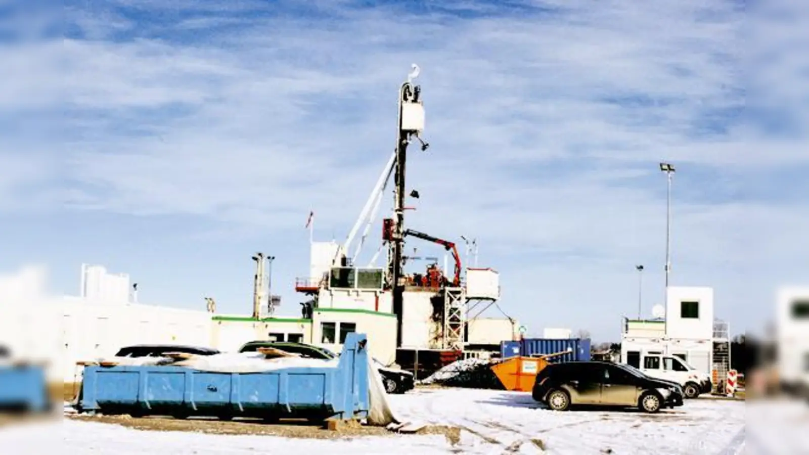 In Poing entsteht bereits eine Geothermie-Anlage, nun soll es vielleicht auch bald eine für Vaterstetten und Grasbrunn geben.  (Foto: Tränkel)