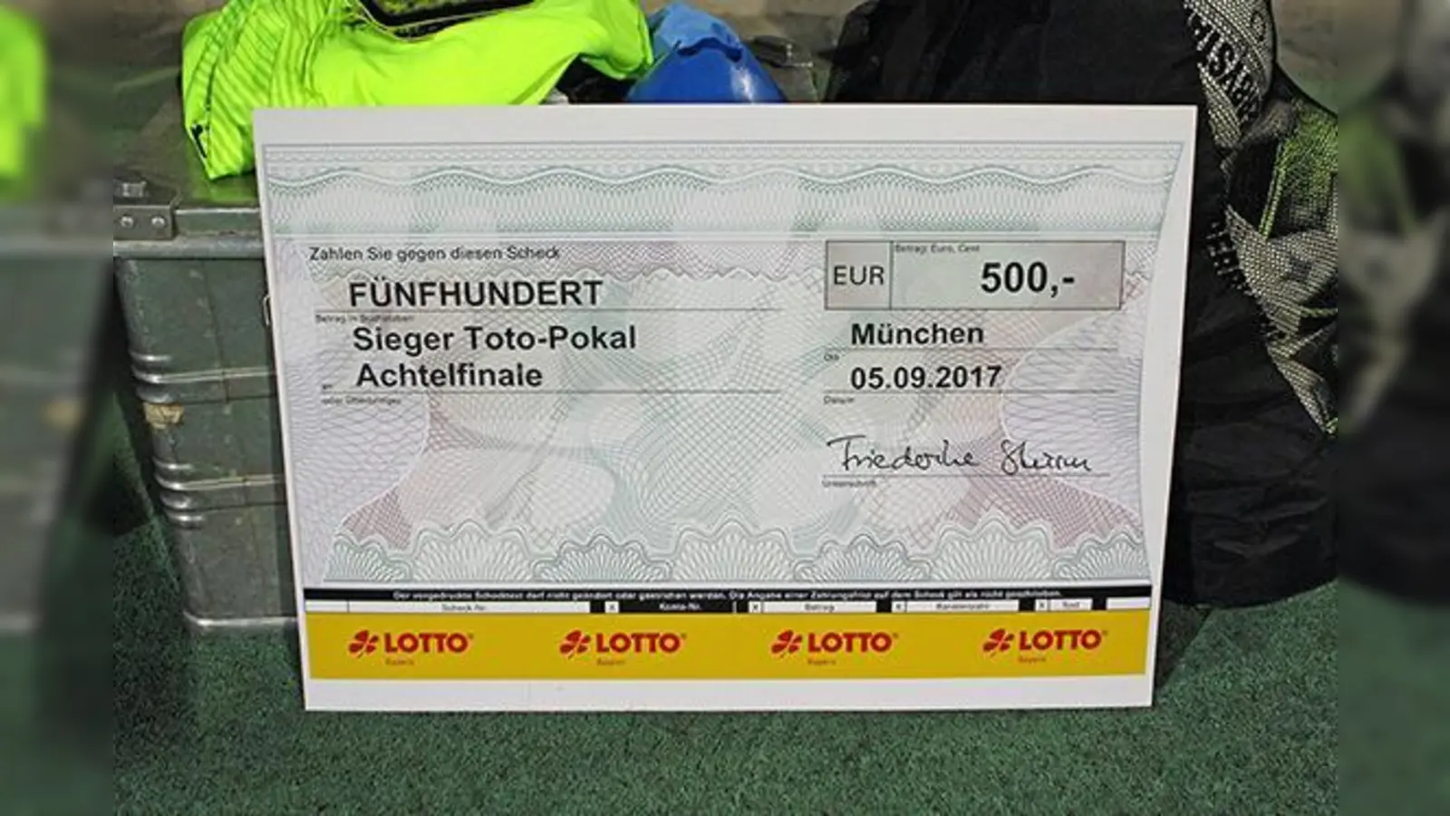 Hoffen auf das Finale: die Löwen im Landespokal.  (Foto: Anne Wild)