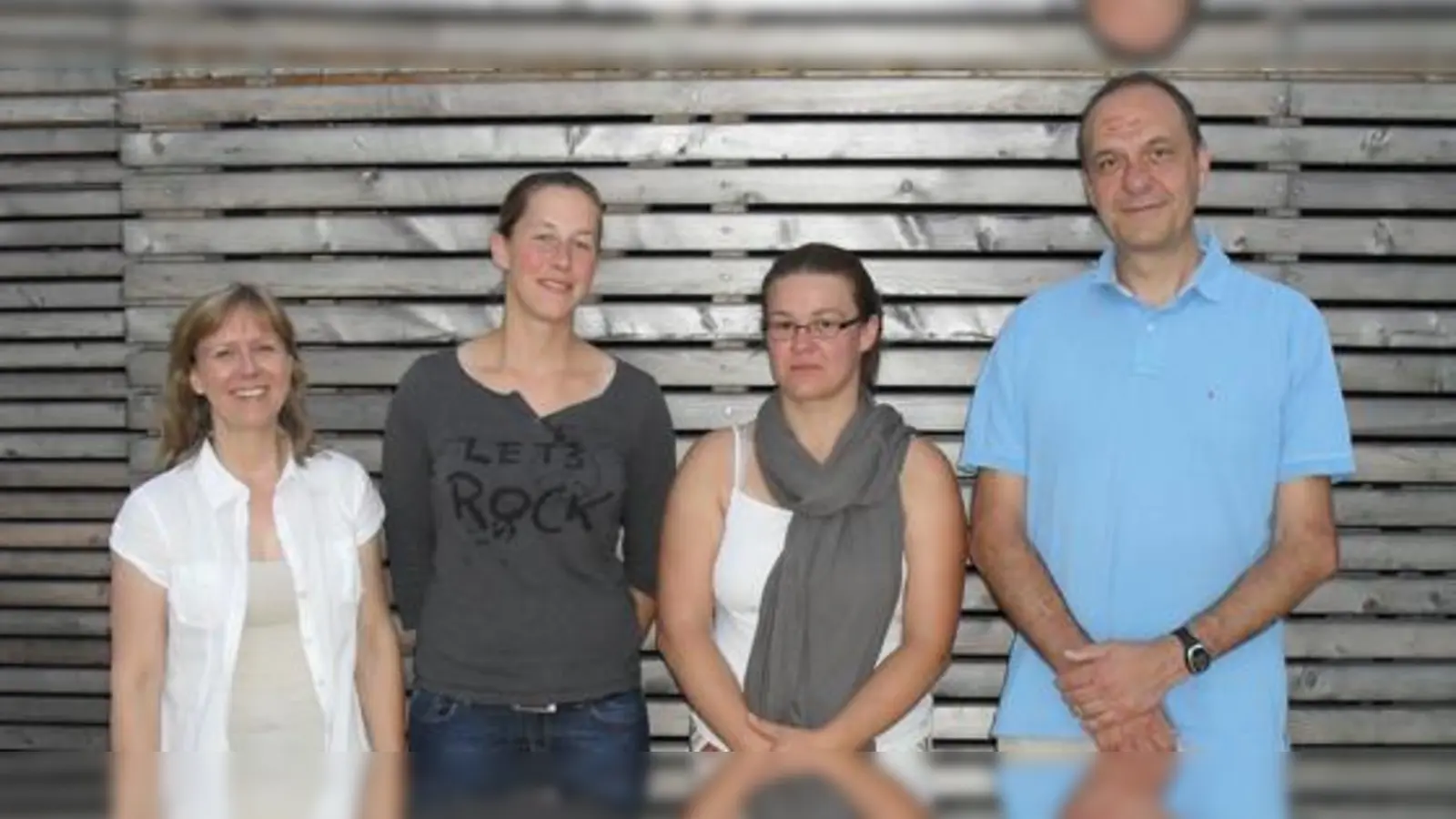 Der neue Vorstand des Fördervereins Volleyball Grafing e.V.,  von links nach rechts: Astrid Burmeister, Amelie Geiger, Heike Kofler und Wolfgang Benner.	 (Foto: Verein)