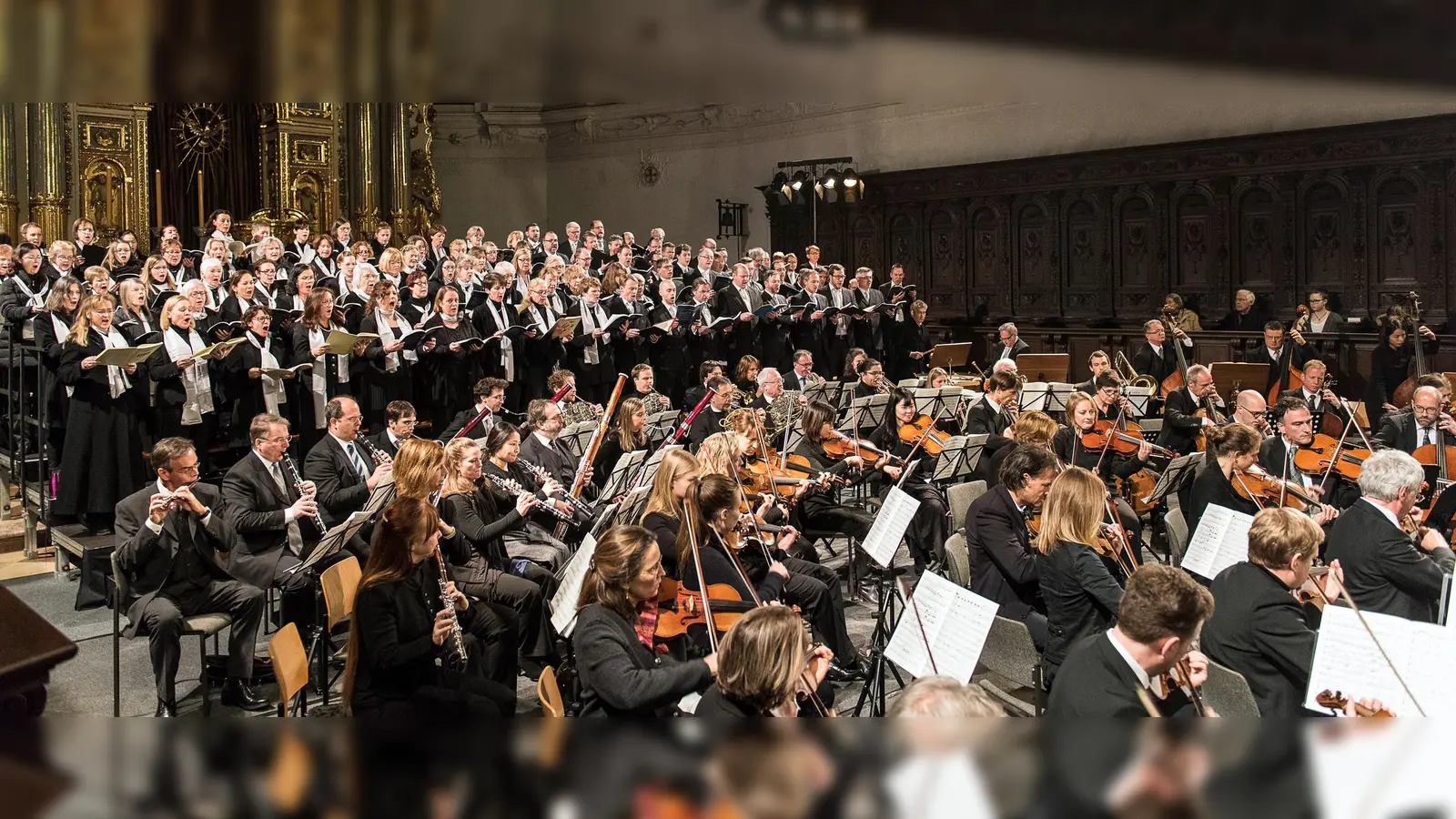 Chor und Orchester St. Michael bringen zwei eindrucksvolle Meisterwerke geistlicher Musik zu Gehör.  (Foto: Walter Glück)