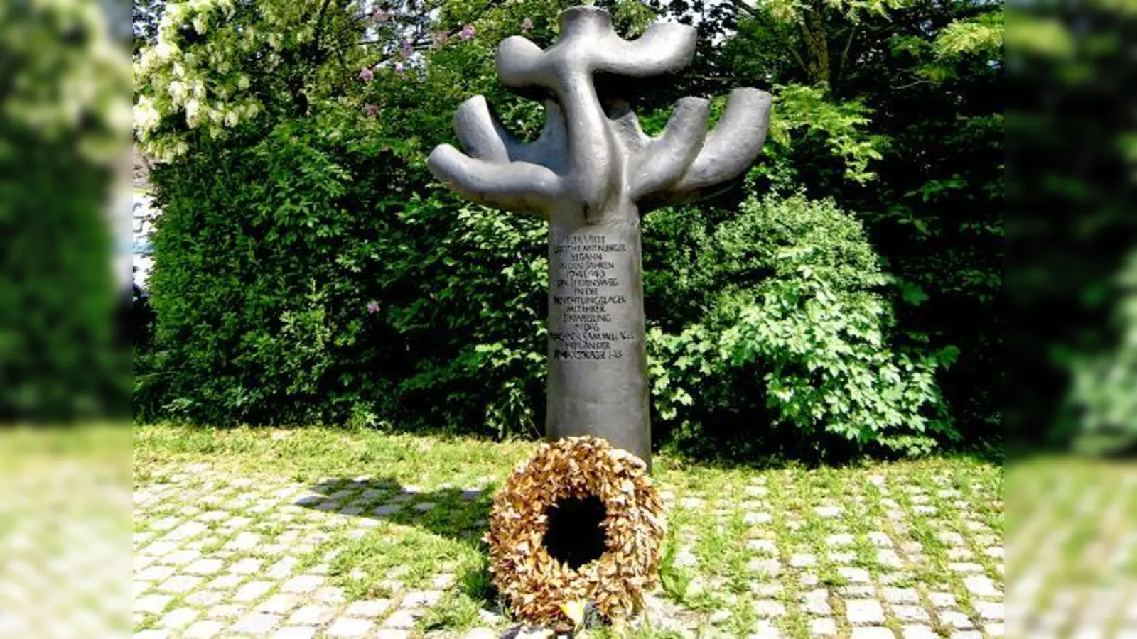 Das Denkmal zur Erinnerung an das Deportationslager in der Knorrstraße.	 (Foto: © MVHS)