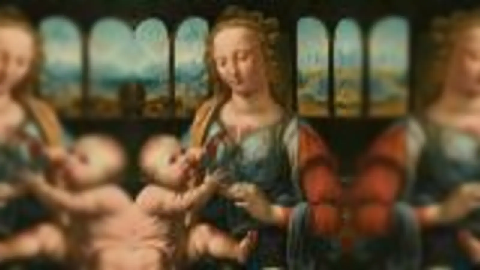 Ausschnitt der »Madonna mit der Nelke«. 	 (Foto: VA)