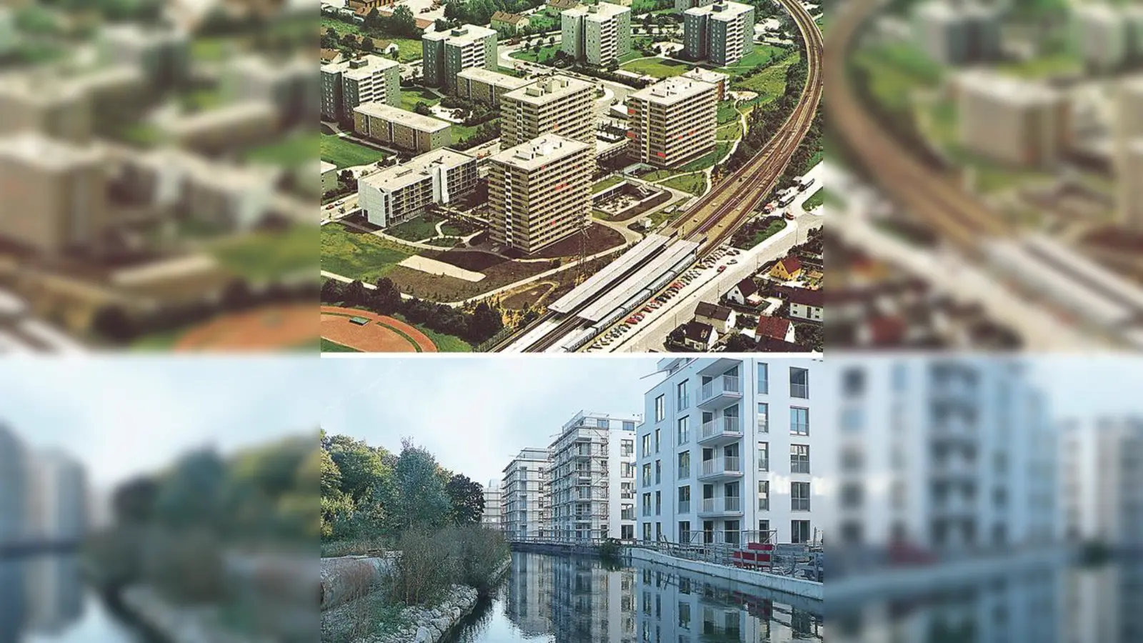 Der Münchner Stadtteil Freimann hat eine steile Entwicklung hingelegt. Wie geht es wohl weiter? 	 (Fotos: VA)