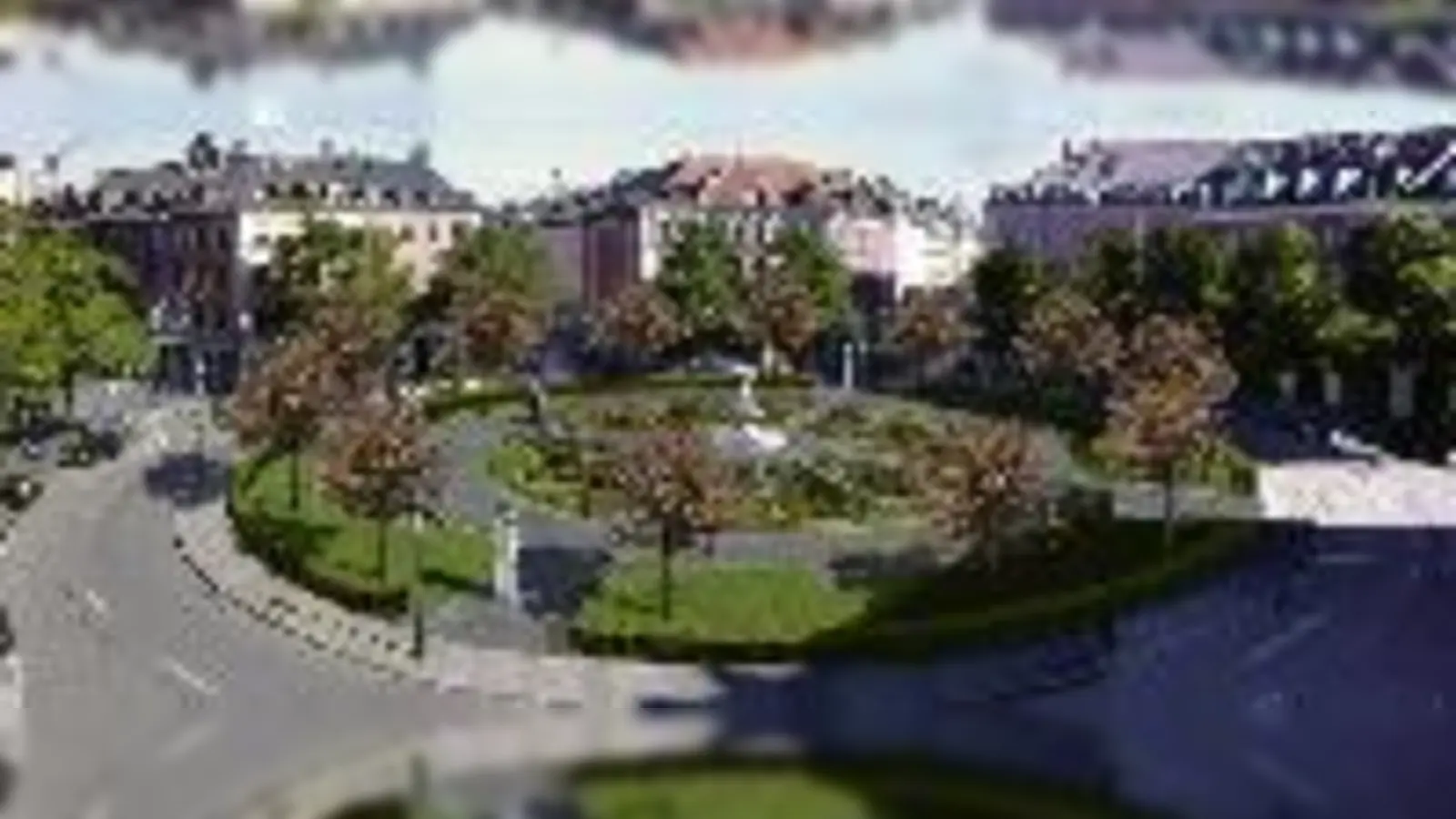 Größere Wege und mehr Blumen: So soll der Gärtnerplatz im Sommer 2006 aussehen. 	 (Foto: C. Stüber)