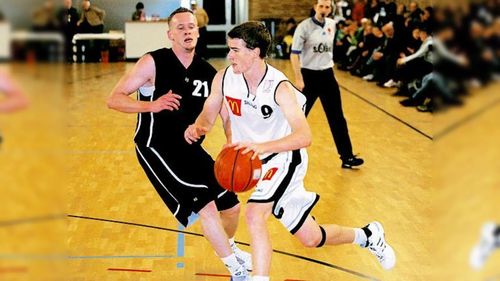 Thomas Held von Telemotive München in der Offensive.	 (Foto: Lackovic Pressefoto)