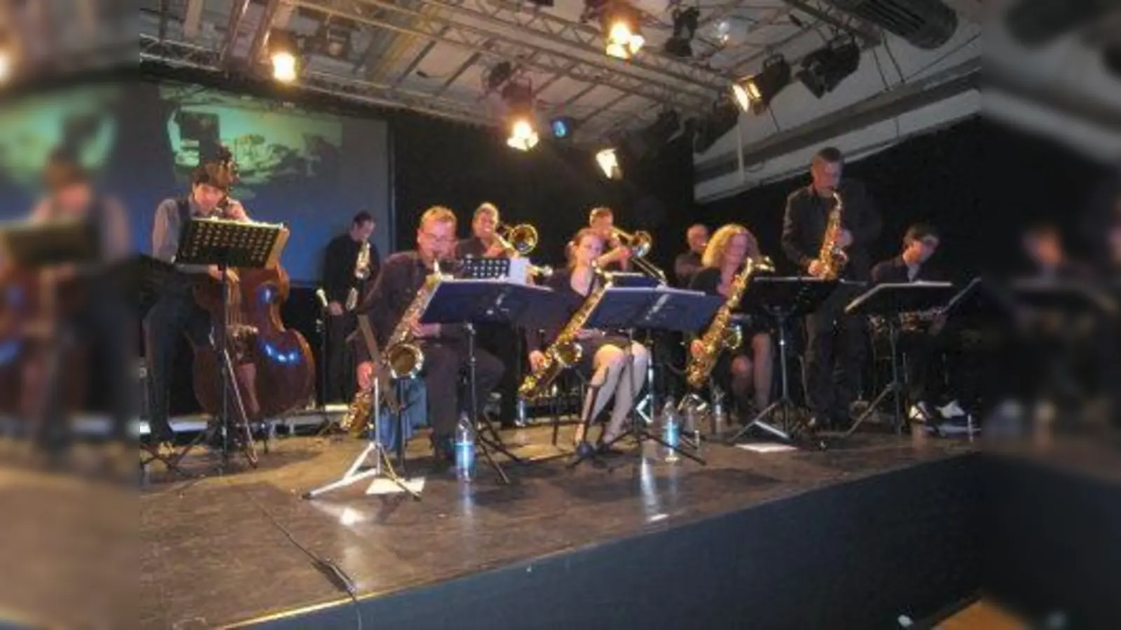 Die Bigband des Musikforums Blutenburg e.V. (hier bei einem früheren Auftritt) wird am Samstag ab 17 Uhr im Zehentstadel spielen. (Foto: privat)