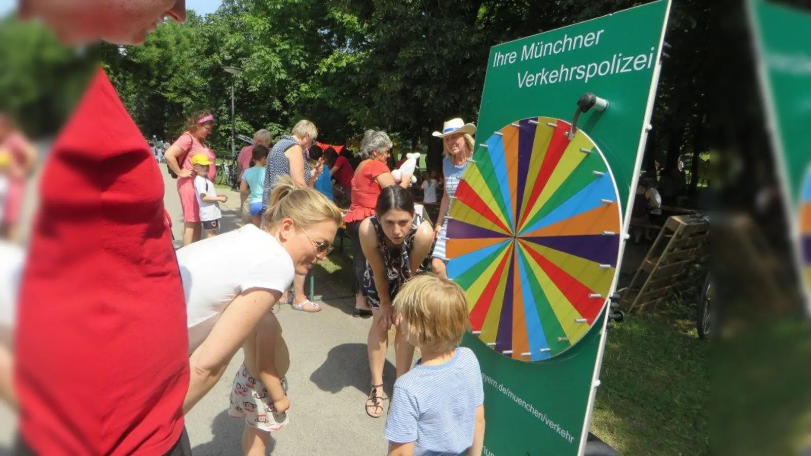 Fahrchips für das Magdalenenfest konnten die Kinder am Glückrad gewinnen. (Foto: Ingrid Heuer)