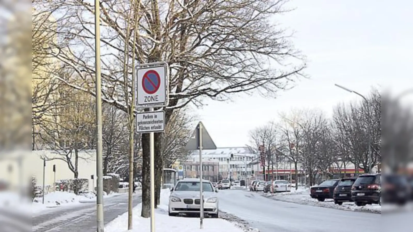 Strafzettelgefahr: Am Jagdfeldring in Haar gilt seit Ende letzten Jahres eine neue Parkzonenregelung.	 (Foto: Gemeinde Haar)