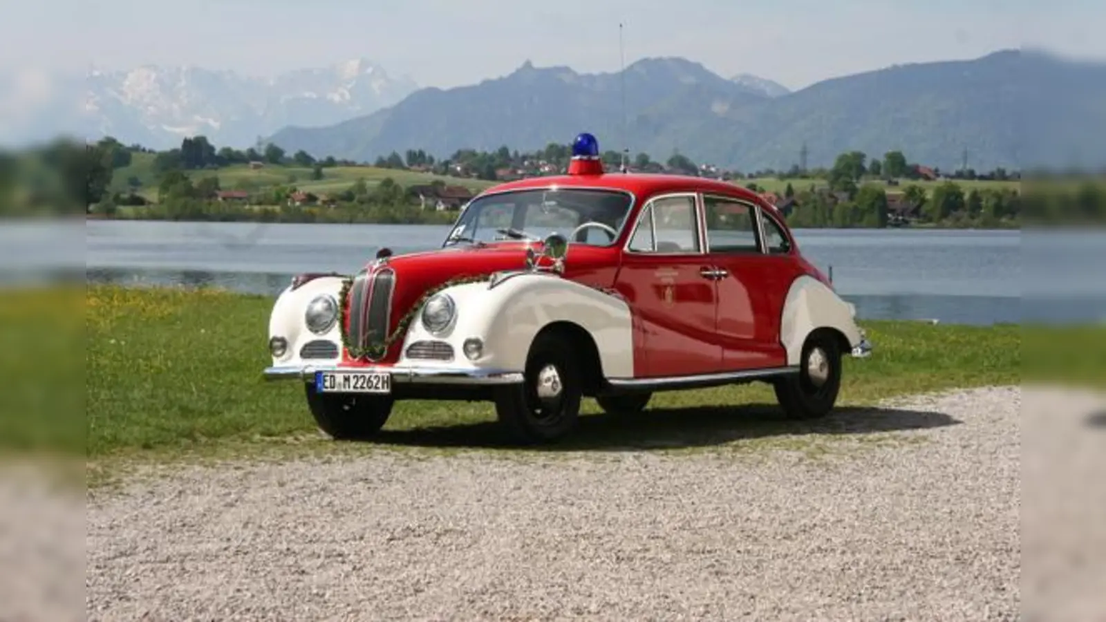 Den Barockengel kennen viele in der Ausführung als Einsatzwagen der Polizei aus der Serie Isar 12. In München war damit der Notarzt im Einsatz.	 (Foto: FFM)