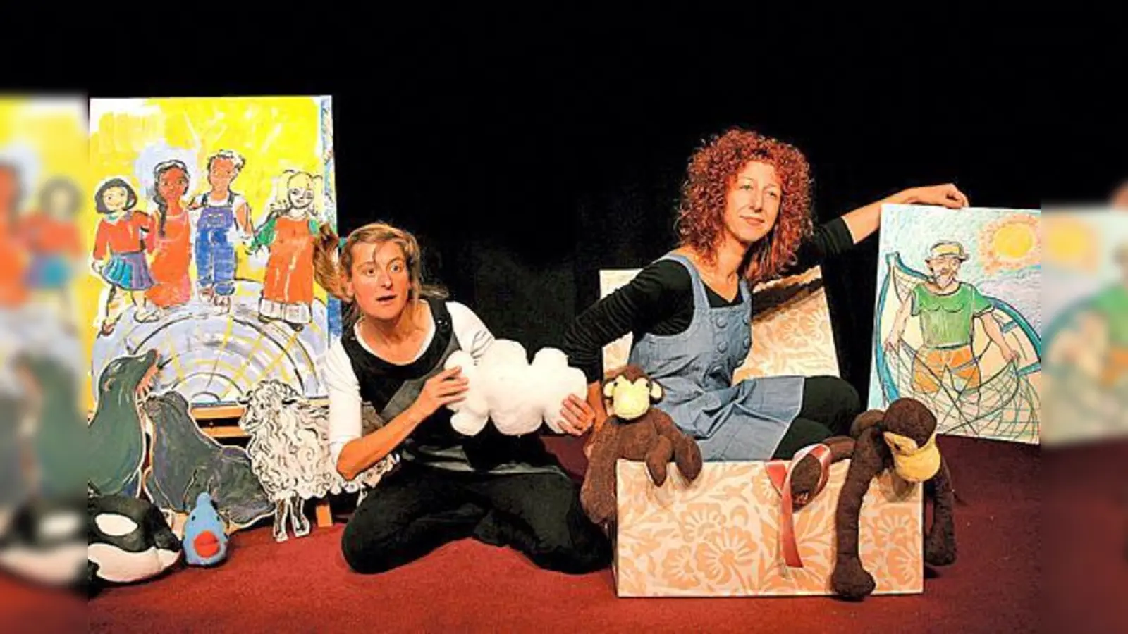 Renate Groß spielt unter der Regie von Anne Ziegler-Weispfennig für die Kleinen.	  (Foto: Hilda Lobinger)