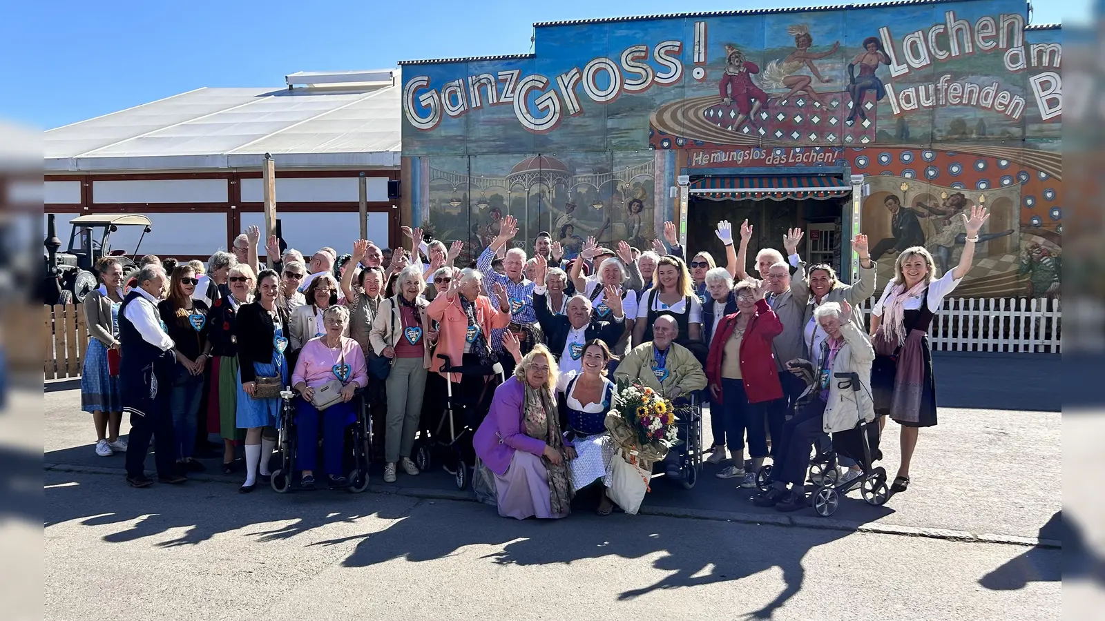 Der Verein Münchner für Münchner lud 70 Münchner Senioren auf die Oide Wiesn ein. (Foto: pr)