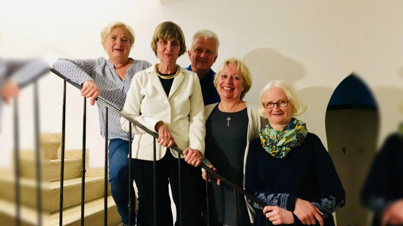 Der neue Vorstand v. l.: Monika Maisch,&nbsp;Hildegard Wienholt, Eugen Eschenlohr, Angela Ziegler und Regina Klusch (Foto: Herrschinger Insel)