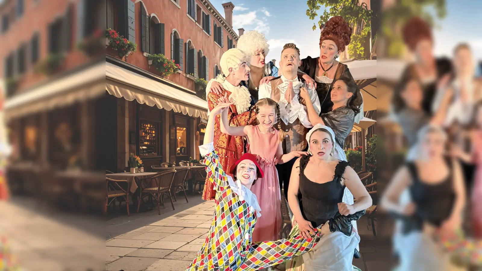 Das Freie Landestheater Bayern spielt in Holzkirchen das Stück: „Das Kaffeehaus” in Holzkirchen. (Foto: FLTB)