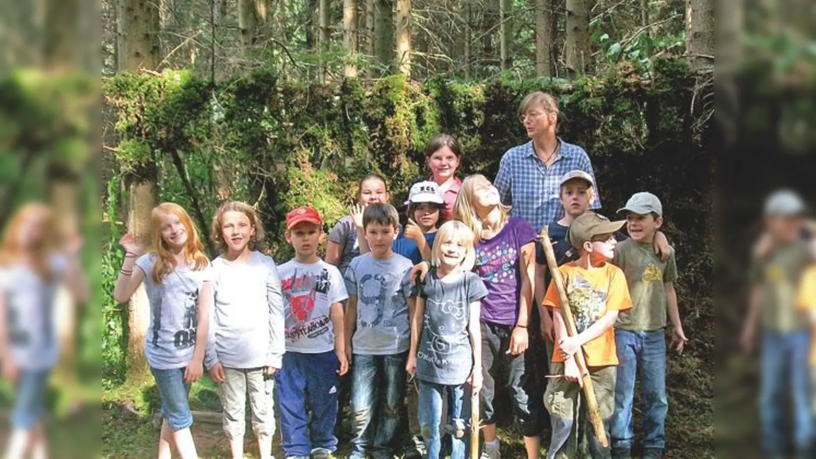 Viel Spaß hatten die Kinder beim diesjährigen Walderlebnistag. 	 (Foto: privat)