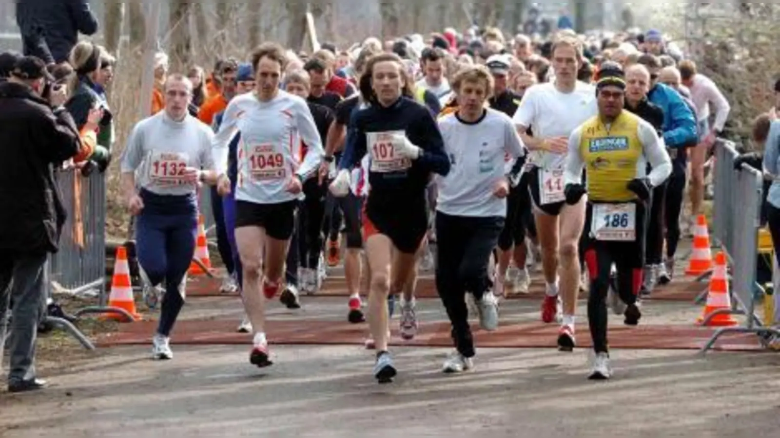 Start der Erwachsenen beim Volkslauf 2008.