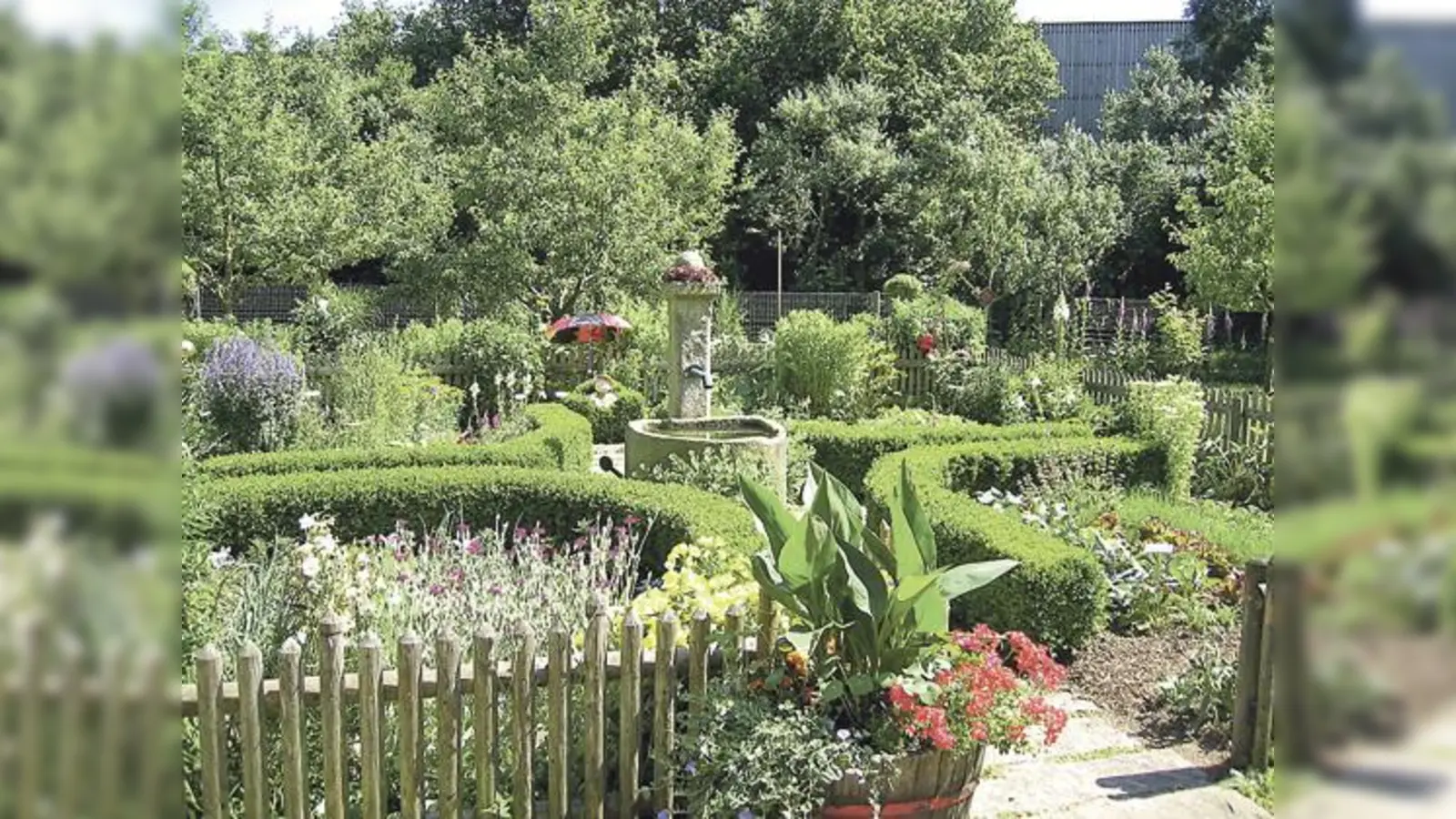 Der Lehrgarten des Gartenbauvereins Feldkirchen kann besichtigt werden. 	 (Foto: Grünordnung Landratsamt München)