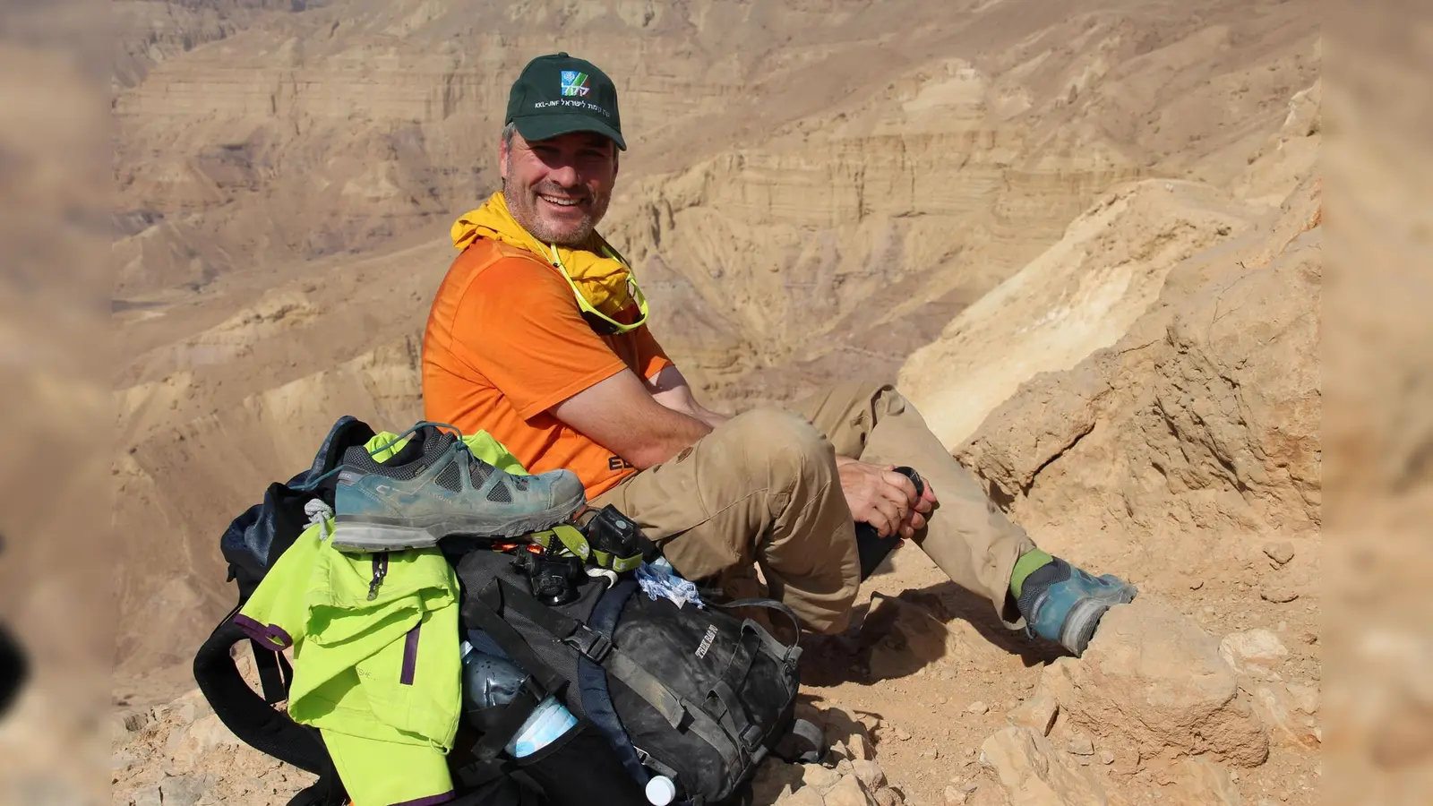 1000 Kilometer zu Fuß, allein und ohne Geld wanderte Christian Seebauer durch die Wüste Negev. (Foto: privat)