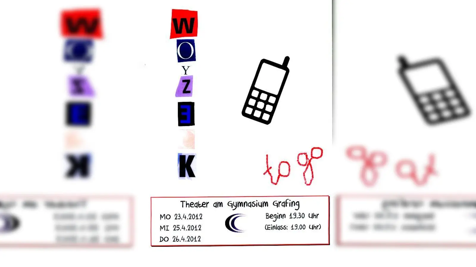 Theatergruppen des Grafinger Gymnasiums präsentieren im April Woyzeck to go.	 (Foto: privat)