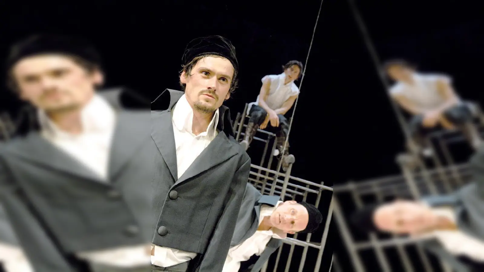 Von links nach rechts: Alois Reinhardt, Roland Bonjour und Andreas Jeßing füllen die »Vermessung der Welt« mit Leben.	 (Foto: Nina Urban)