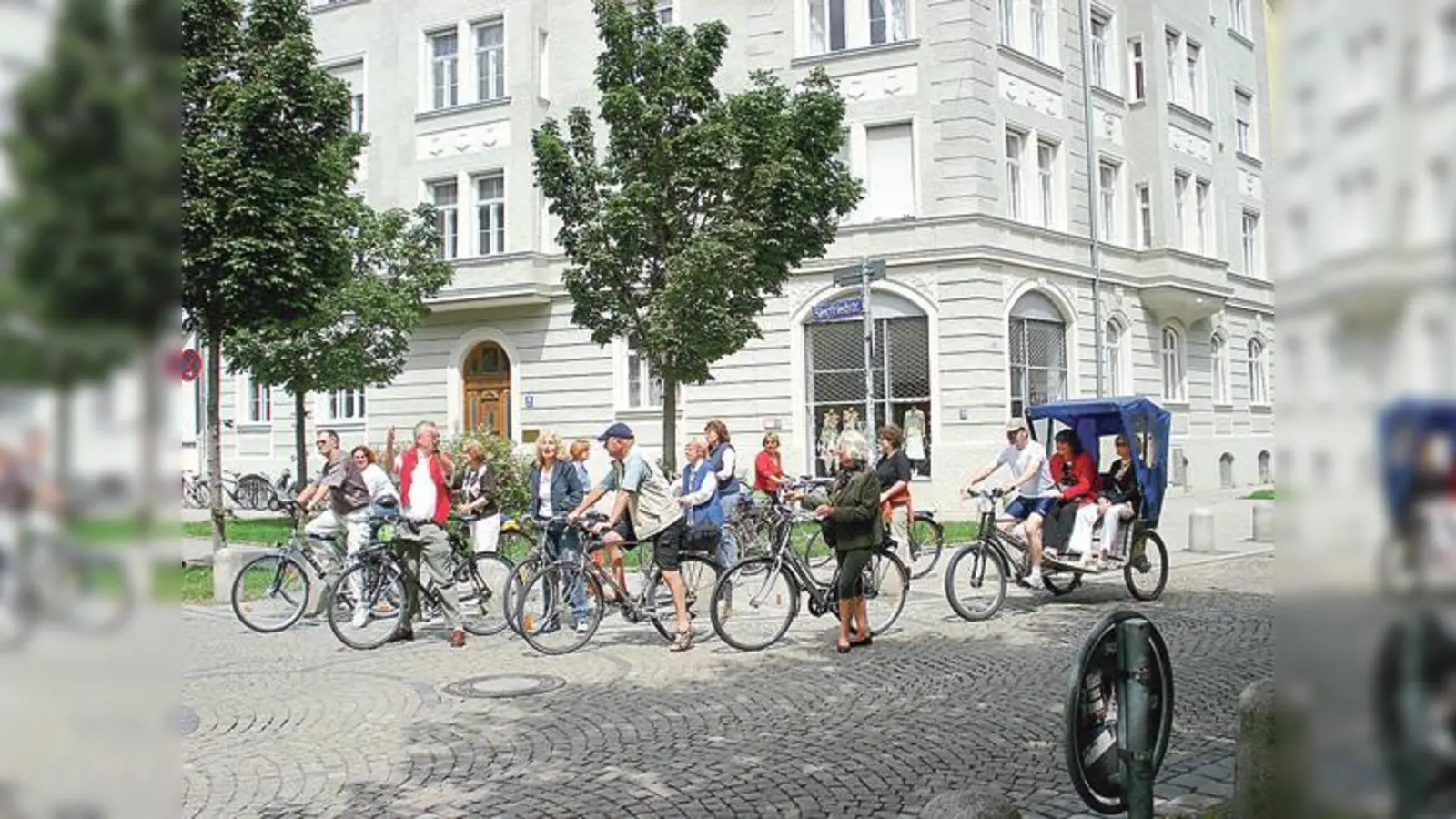 Seit 2006 fahren die Radler entlang der Grünen Achse um die Gegend zu erkunden.  (Foto: Erich Mühsam)