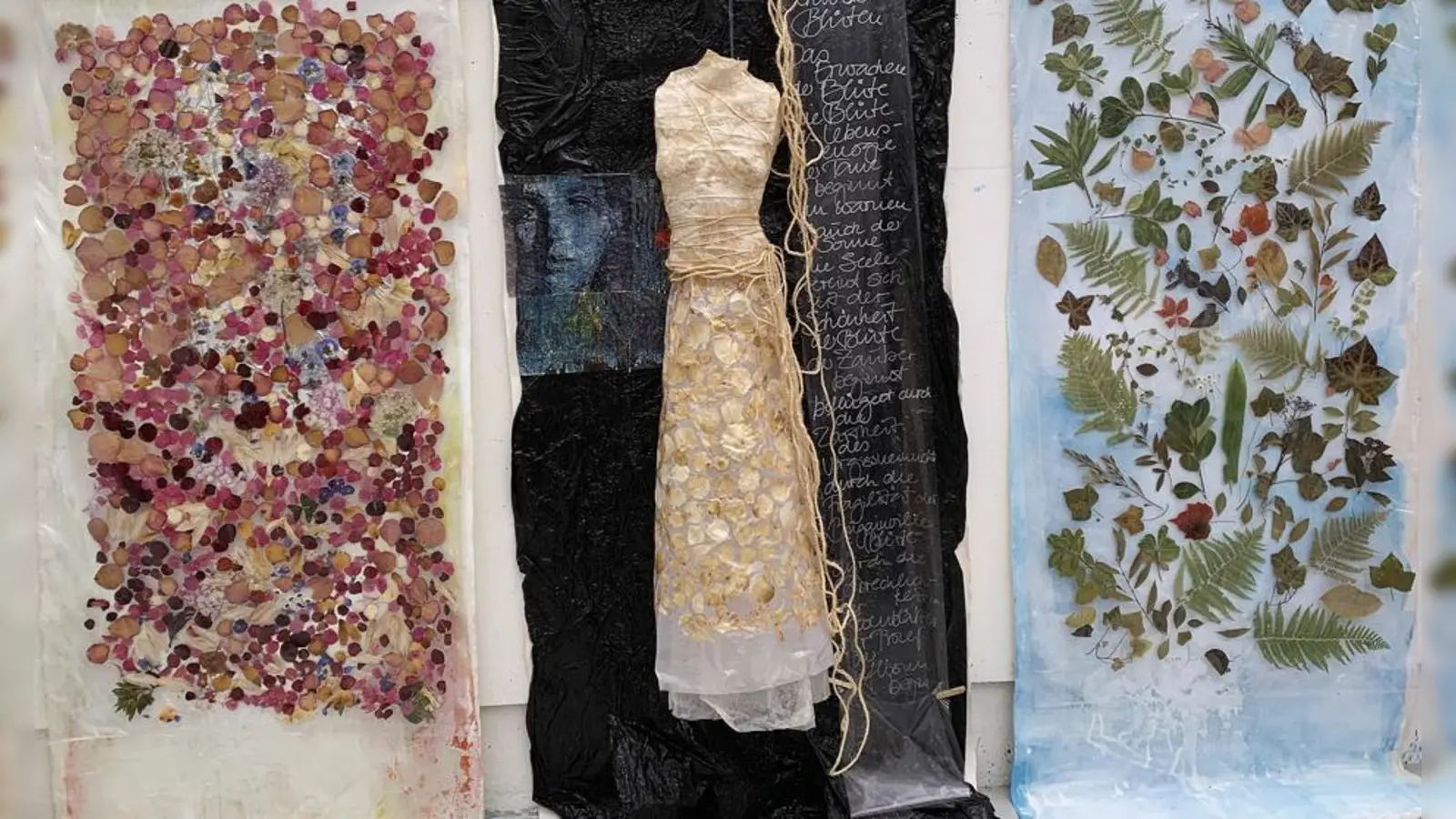 In den Gewächshäusern schweben grazile Blütengewänder mit einer Leichtigkeit inmitten der Pflanzenwelt - fast schon ein wenig sphärisch und immateriell. (Foto: VA)