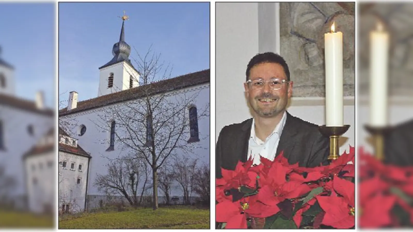 Pfarrer Markus Hepp aus der Dreieinigkeitskirche in der Wehrlestraße teilt seine Gedanken zum Weihachtsfest mit den Bogenhausern.	 (Fotos: ahi)