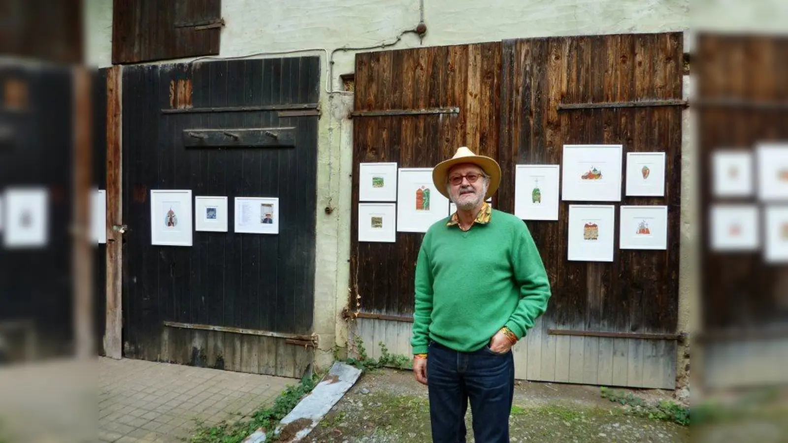 Der Künstler Roland Fürstenhöfer stellt von 13. September bis 31. Oktober im Rathaus Krailling aus. Thema seiner Werkschau: „Reisen zu fremden Kulturen”. (Foto: Roland Fürstenhöfer)