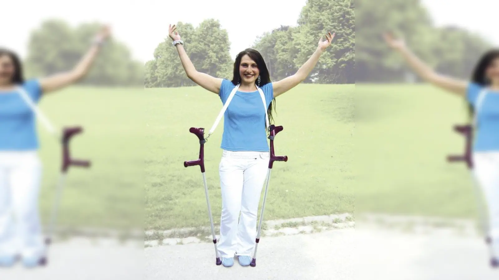 Das SP-Krückenband: ein entlastender Begleiter. (Foto: SP)