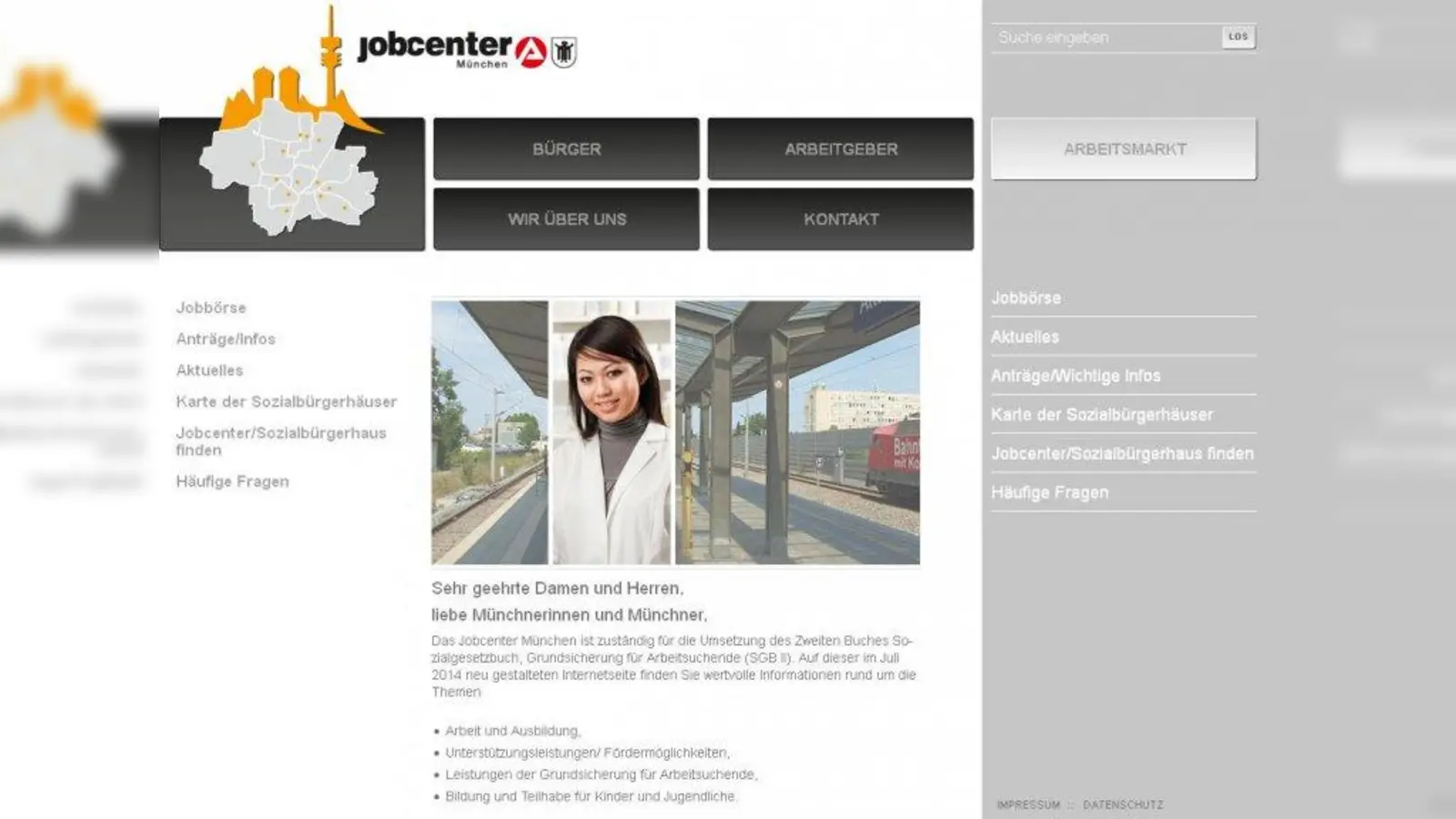 Unter www.muenchen-jobcenter.de startet das Jobcenter einen neuen Auftritt. (Foto: E.S.)