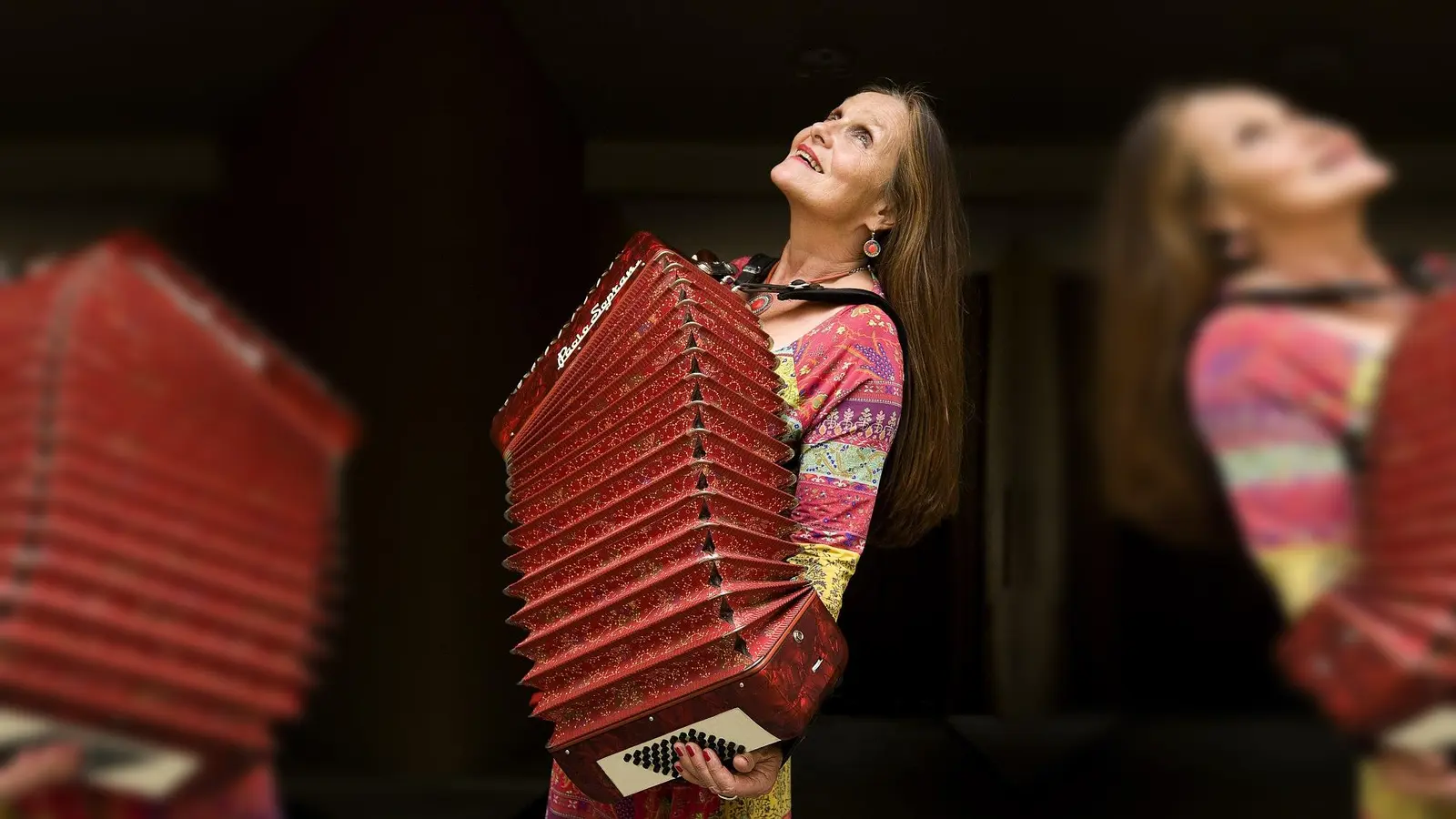 Michaela Dietl spielt mit den Quetschenweibern in der Kulturschmiede. (Foto: Roswitha Pross)