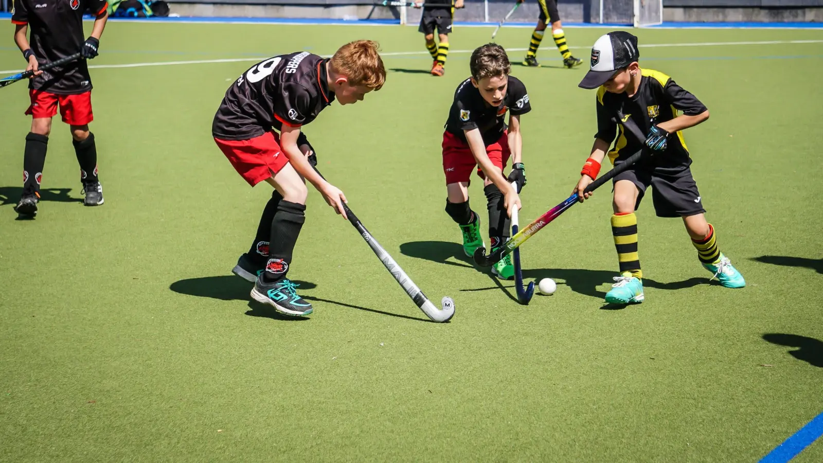 Am Tag der offenen Tür können Kinder ihren Spaß am Feldhockey entdecken. (Foto: Grasshoppers)