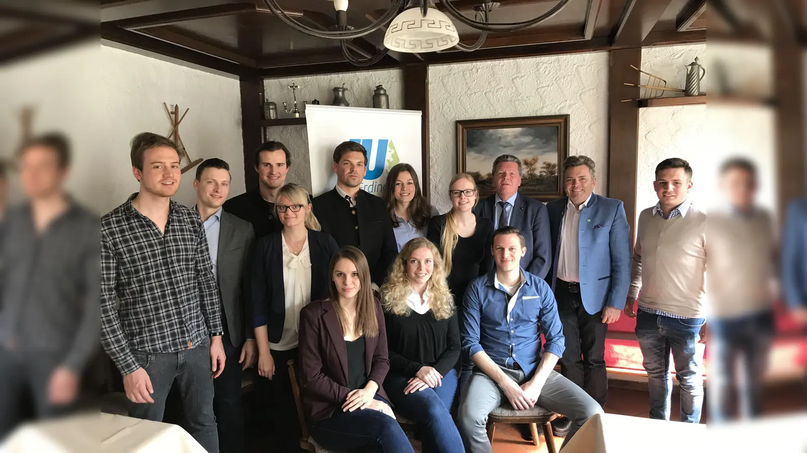 Die Aktiven in der Jungen Union Moosrain stellten in der Jahreshauptversammlung die Weichen für die Zukunft. (Foto: JU)