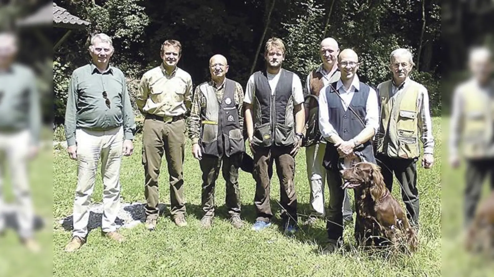 Saul Walter (2.v.l.) wurde bester Einzelschütze und holte mit seinem Team Erding-West den ersten Platz.  (Foto: VA)