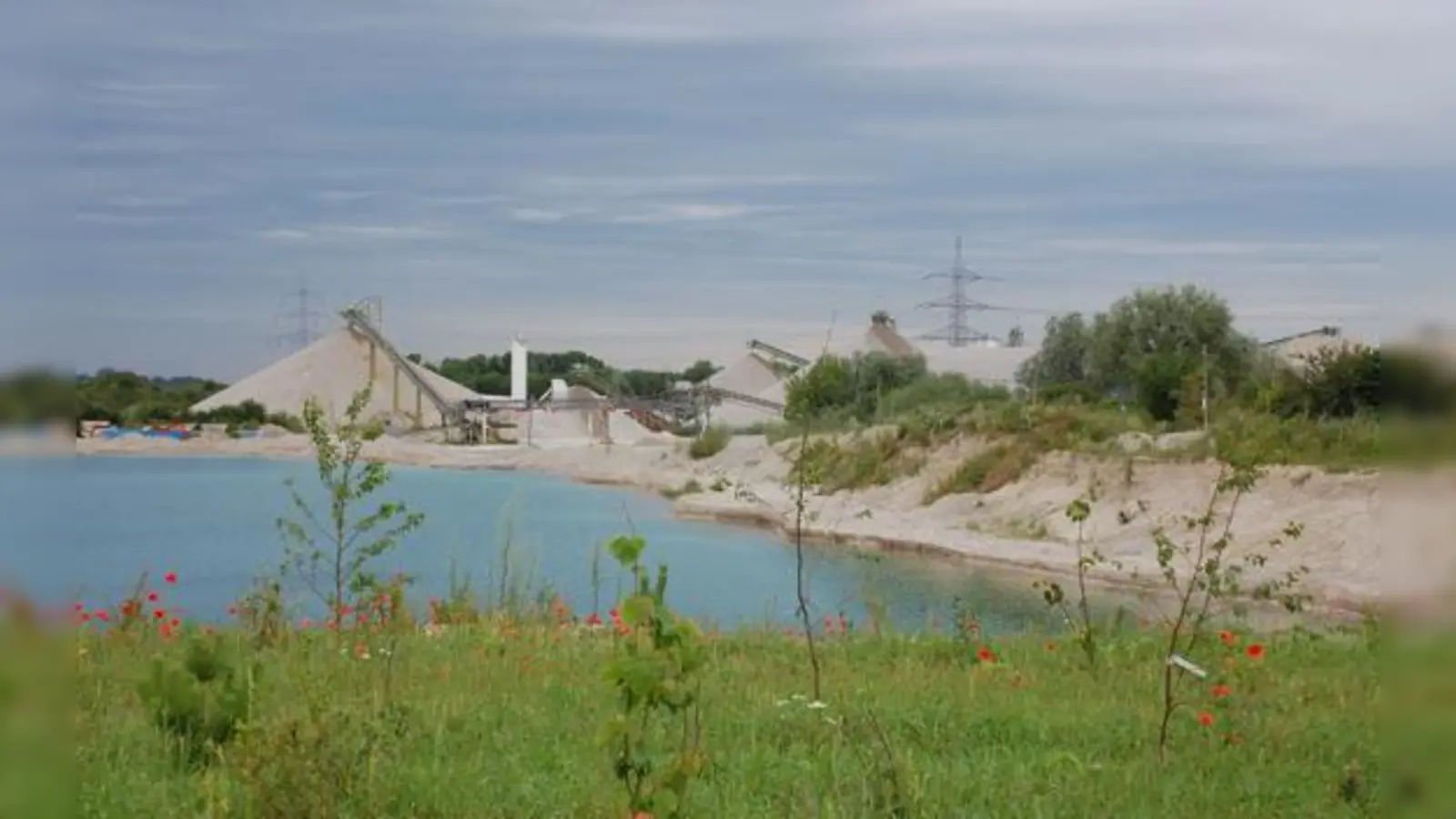 Noch ist es eine wilde Idylle  doch Uwe Fischer (Landschaftsarchitekt), Dipl.-Ing. Dirk Lüngen (MKU), Josef Riemensberger, Dr. Jens Besenthal und der Freisinger Landrat Michael Schwaiger haben große Pläne. 	 (Foto: sh)