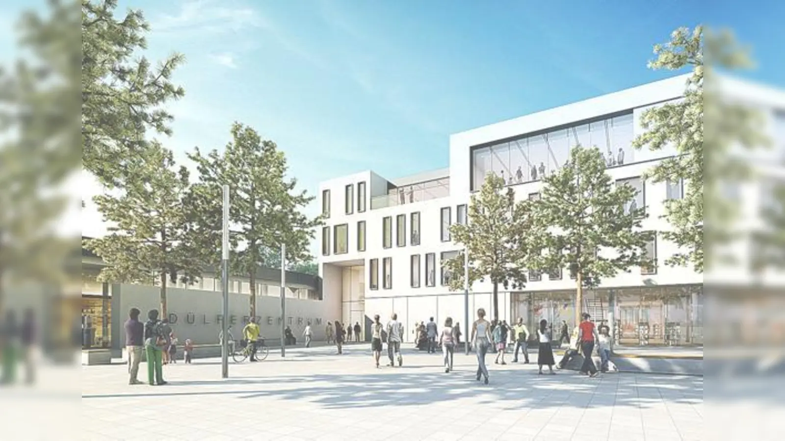 So soll die Mittelpunktsbibliothek am Hasenbergl aussehen.	 (Foto: ATP Architekten und Ingenieure)