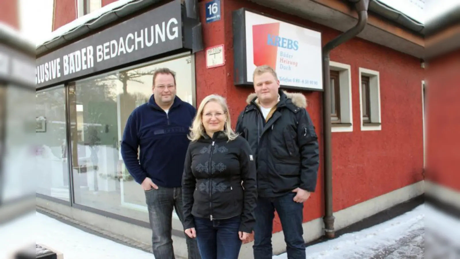 Die Ernst Krebs GmbH ist ein Inhaber geführtes Familienunternehmen seit fünf Generationen. Ernst Krebs senior, Carmen Krebs und Ernst Krebs junior (v.l.) (Foto: US)