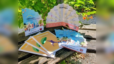 Den Hitzefächer und Hitzeknigge können sich die Bewohner Weilheims jetzt kostenlos an mehreren Orten abholen. (Foto: Stadt Weilheim i.OB.)