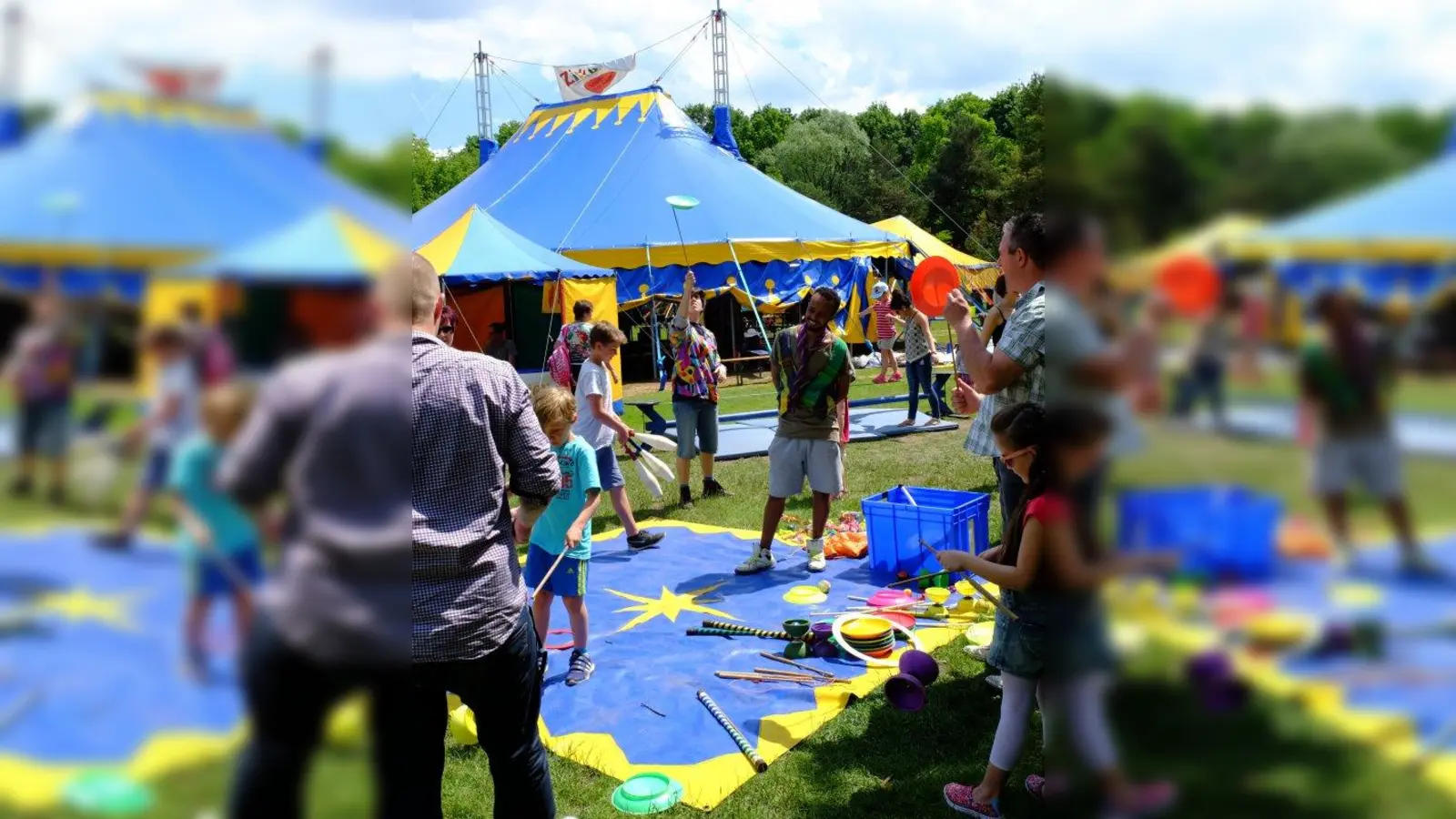 Zur „Zirkuslust“ im Westpark sind Kinder im Alter zwischen 4 und 14 Jahren willkommen. (Foto: A. Wenzlik/ Spielen in der Stadt e.V.)