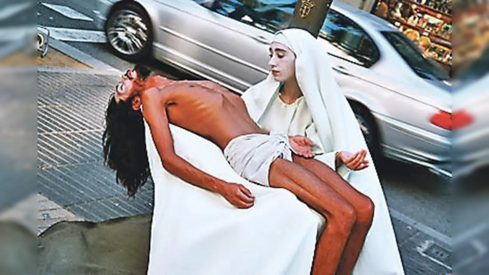 Dieses Bild steuerte der Künstler Andreas Ebert zu der Ausstellung »Credo! Worauf ich stehe« bei.	 (Foto: Pieta)