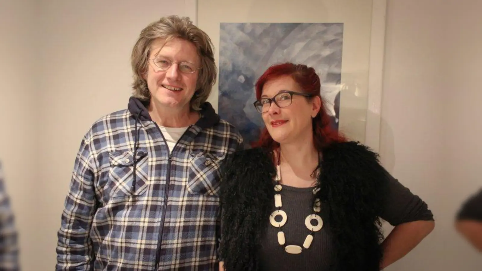 Die beiden wiedergewählten Ortsvorsitzenden der Grünen in Krailling: Markus Schmitt und Andrea Schulte-Krauss. (Foto: dwu)