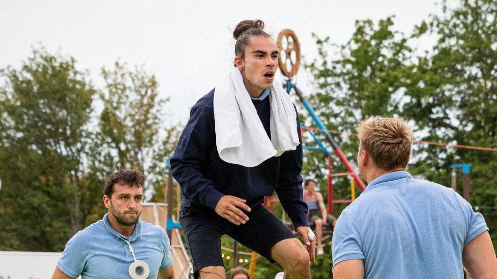 Darauf dürfen sich die Besucher noch freuen: Die Gruppe 15 Feet6 zeigt vom 18. bis 21. Juli beeindruckende Akrobatik im Amphitheater. (Foto: Ronny Janssen)