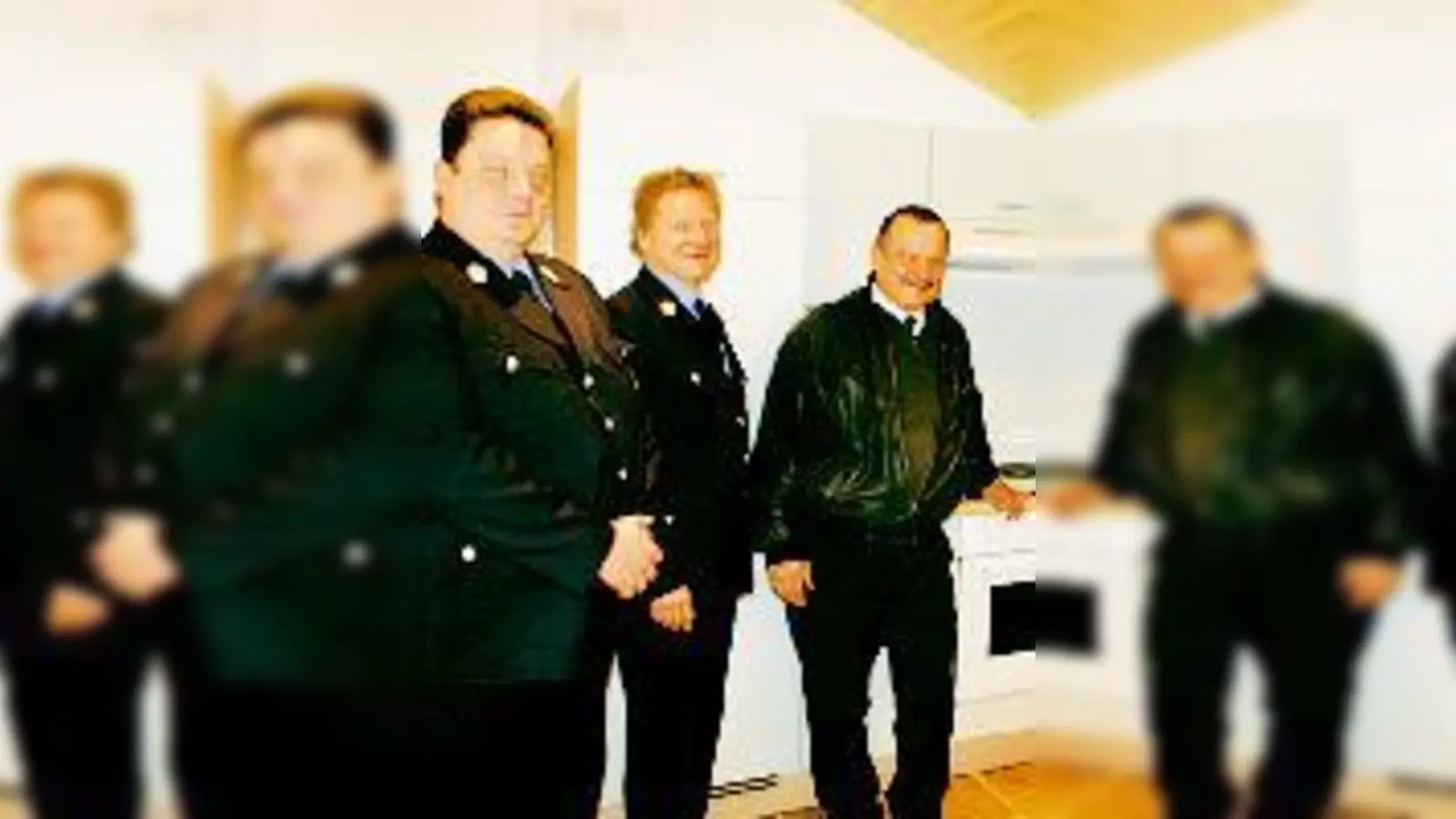 Starke Küche für starke Männer: Thomas Mayerhofer, Stefan Maidl, Paul Kuffner, Josef Göring und Clemens Seemüller.	 (Foto: gf)