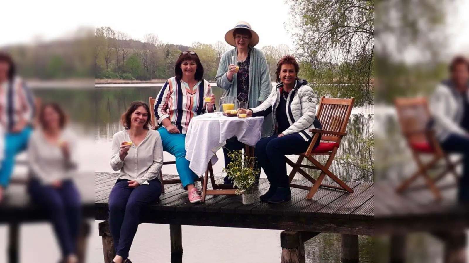 Das Orga-Team des Kongresses „Inseln im Alltag“:  Salome Schreiter, Roberta Fischer, Angelika Bürklin und Angelika Flock (von links). (Foto: SaS)