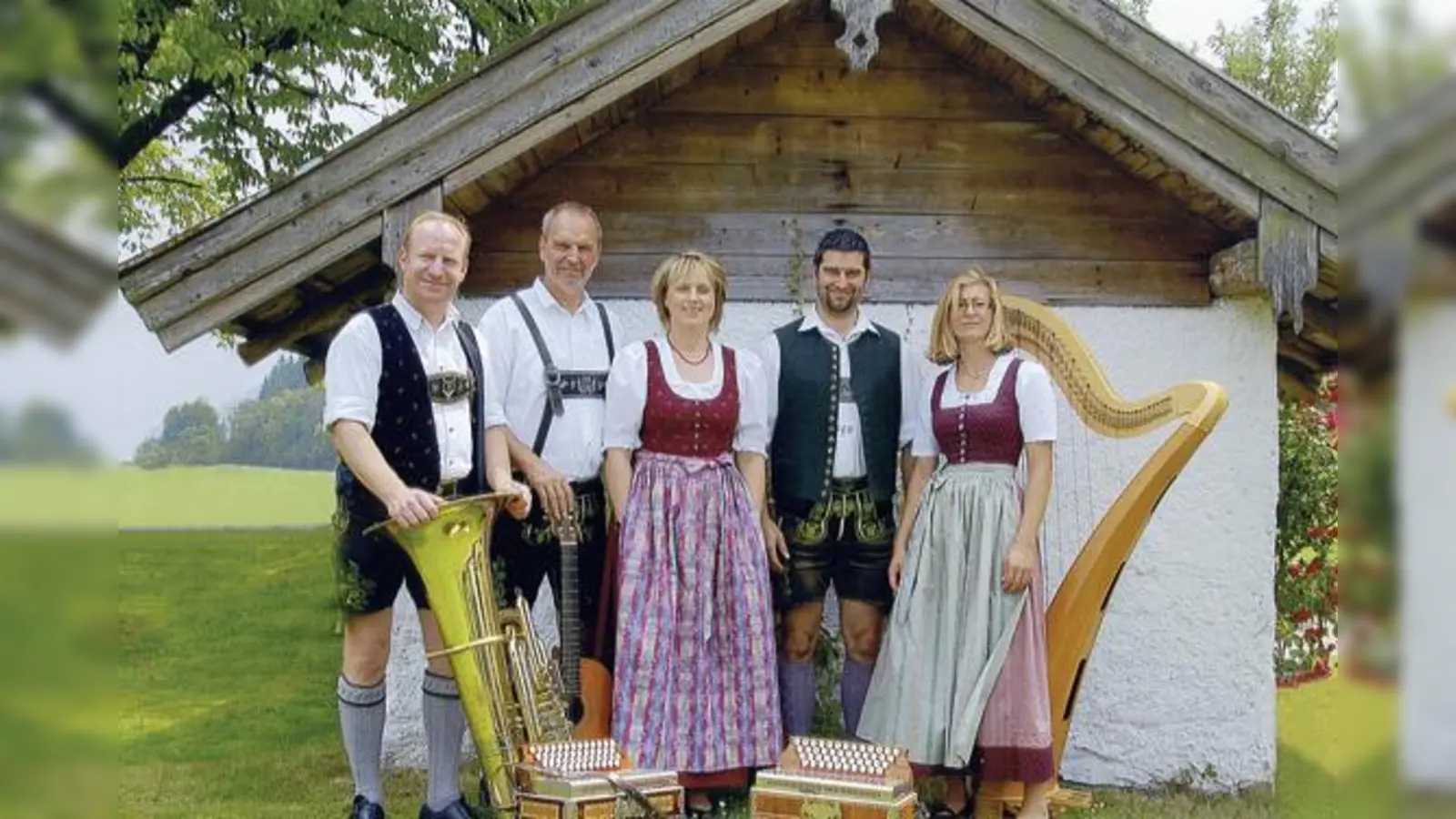 Die Wiesbacher Musikanten sind bereits seit 1987 im Salzburger Land,  Tirol, dem Allgäu, sowie in Nieder- und Oberbayern unterwegs.  (Foto: VA)