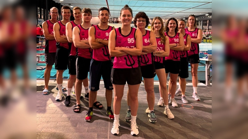 Die Germeringer Masters holten sich einen guten 12. Platz beim Bundesfinale. (Foto: SSG Neptun)