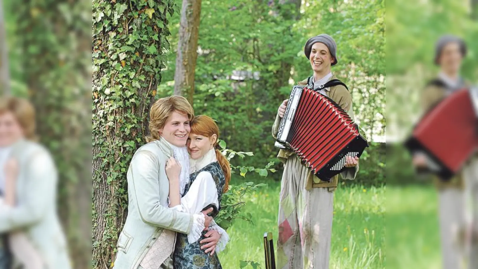 Das Münchner Sommertheater spielt »Der Diener zweier Herren« im Englischen Garten.  (Foto: VA)