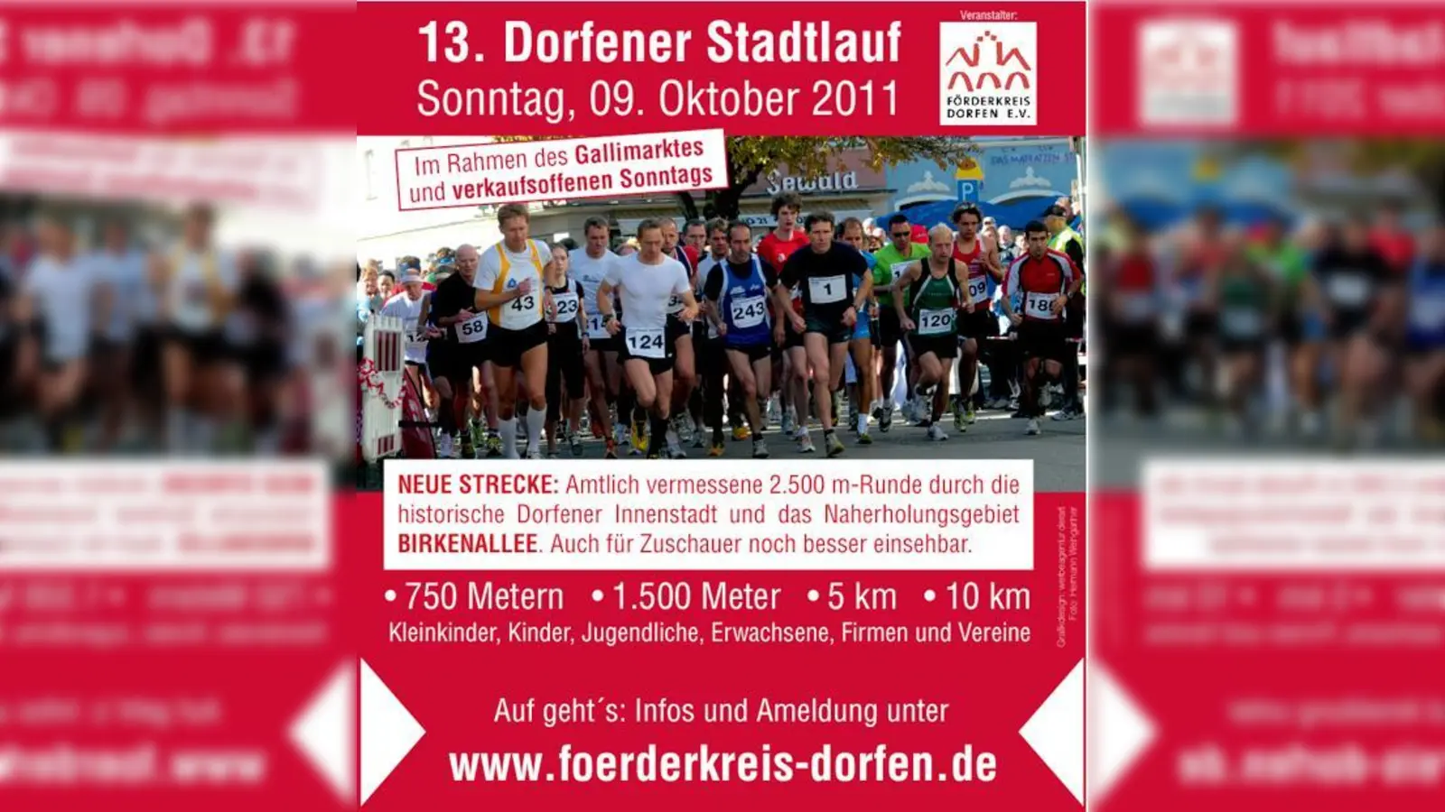 Der Dorfener Stadtlauf führt dieses Jahr durch die historische Innenstadt.	 (Foto: VA)