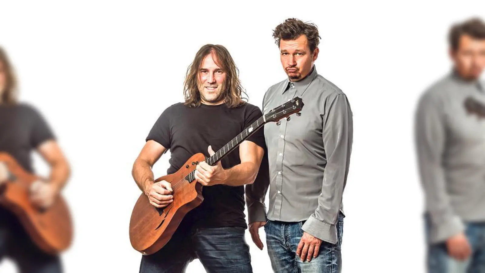 Roland Hefter und Markus Langer werden am 7. April ihr Programm »Ois echt« zum Besten geben. 	 (Foto: VA)