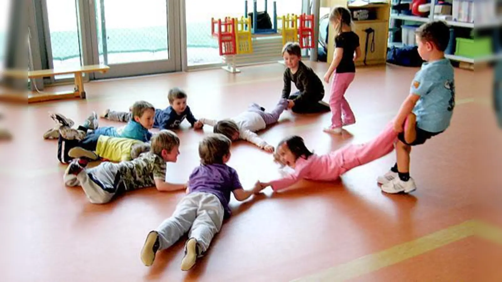 Die Kinder haben in der Kindersportschule »KiSS« beim SVN sichtlich viel Spaß.	 (Foto: SVN)